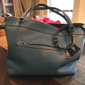 Coach Tyler Pebble Leather tote
